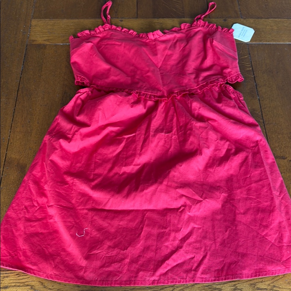 Red Sleeveless Dress